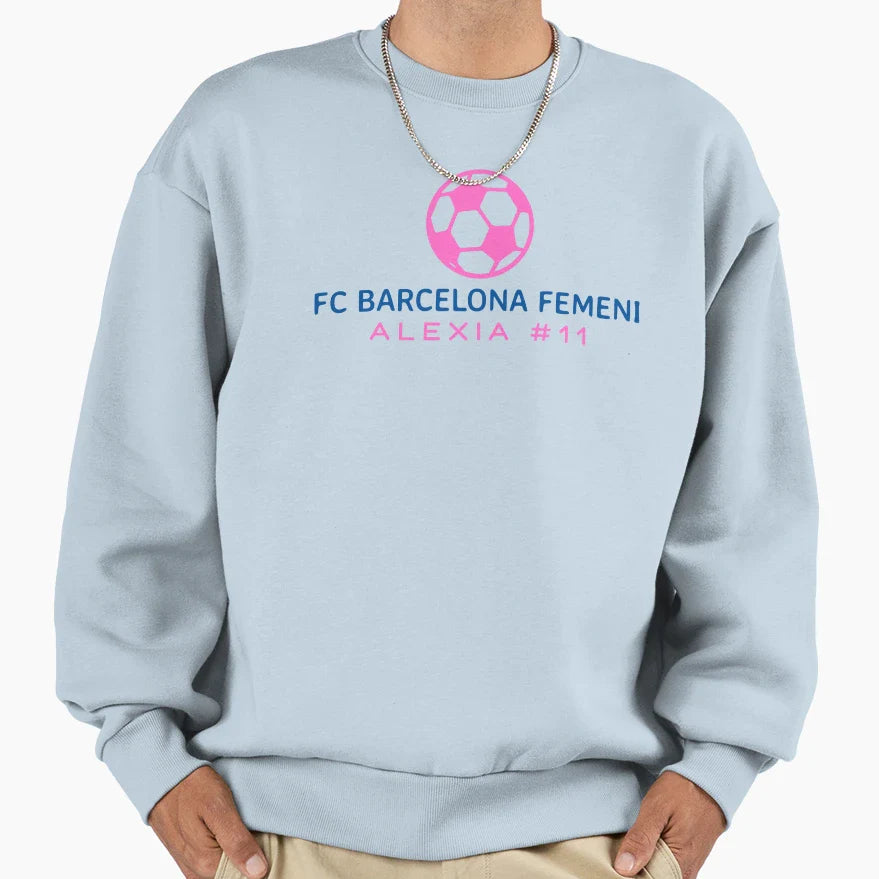 Fc Barcelona Femeni Barca Sweatshirt - Fun Novelty Design for Adults