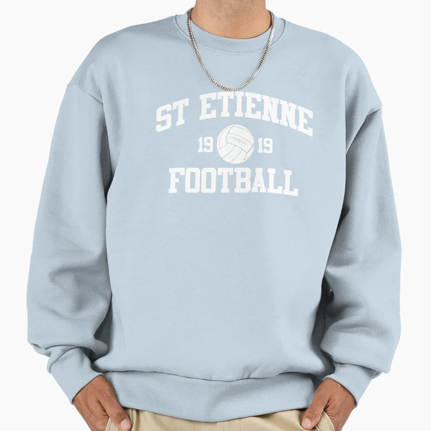 St Etienne Football Athletic Sweatshirt - Streetwear Style for Adults