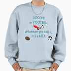 Soccer Or Football Sweatshirt - Trendy Graphic Unisex