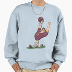 American Football Player Cheers Sweatshirt - Graphic Print Unisex