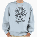 Little Sister And Biggest Fan Sweatshirt - Custom Art Print Men Women