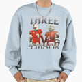 Three 4 Mafia Sweatshirt - Minimalist Print for Adults