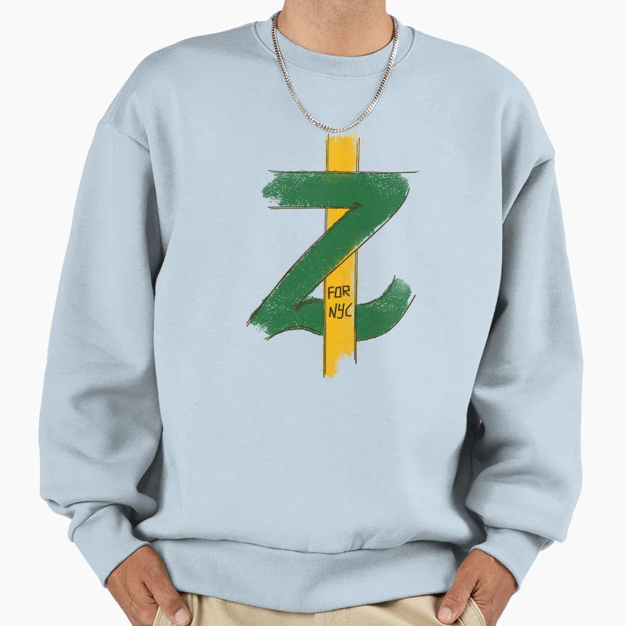 Z Nyc New Yorkers Sweatshirt - Aesthetic Graphic for Adults