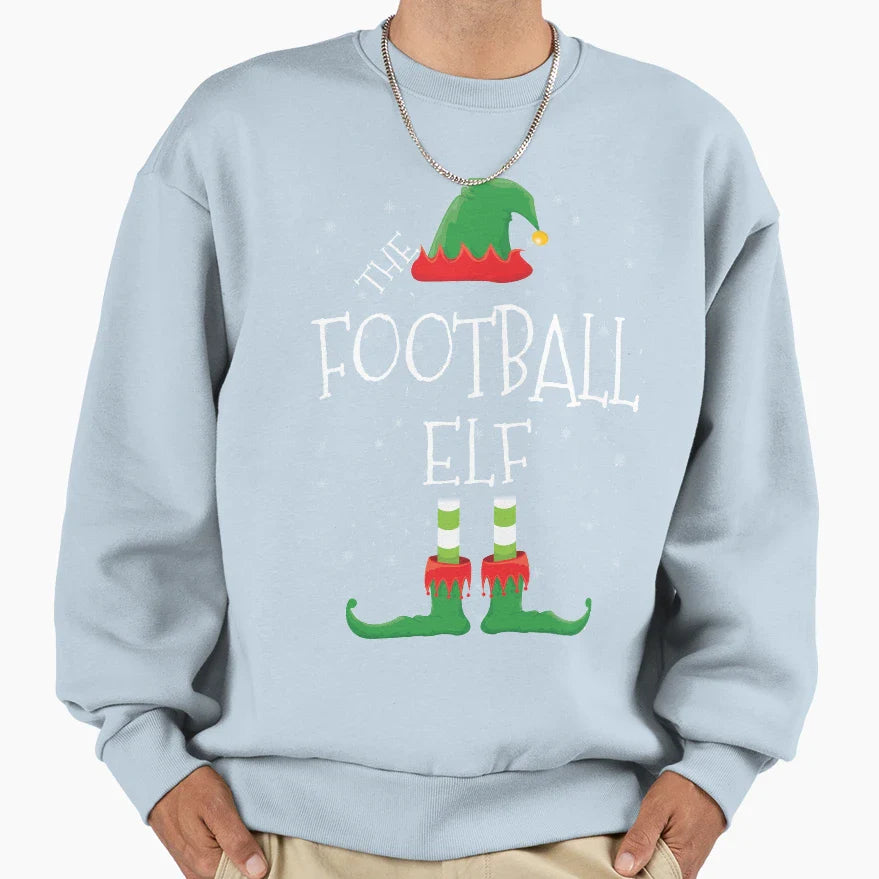 Football Elf Family Matching Sweatshirt - Streetwear Style for Adults