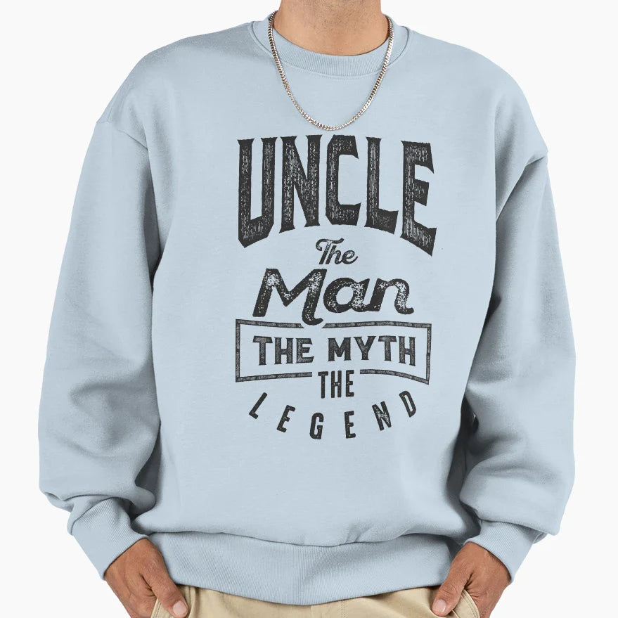 Uncle Legend Sweatshirt - Custom Art Print Men Women