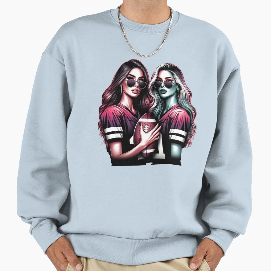 Football Sweatshirt - Graphic Print Unisex