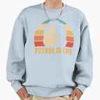 Futbol Is Life Sweatshirt - Minimalist Print Men Women