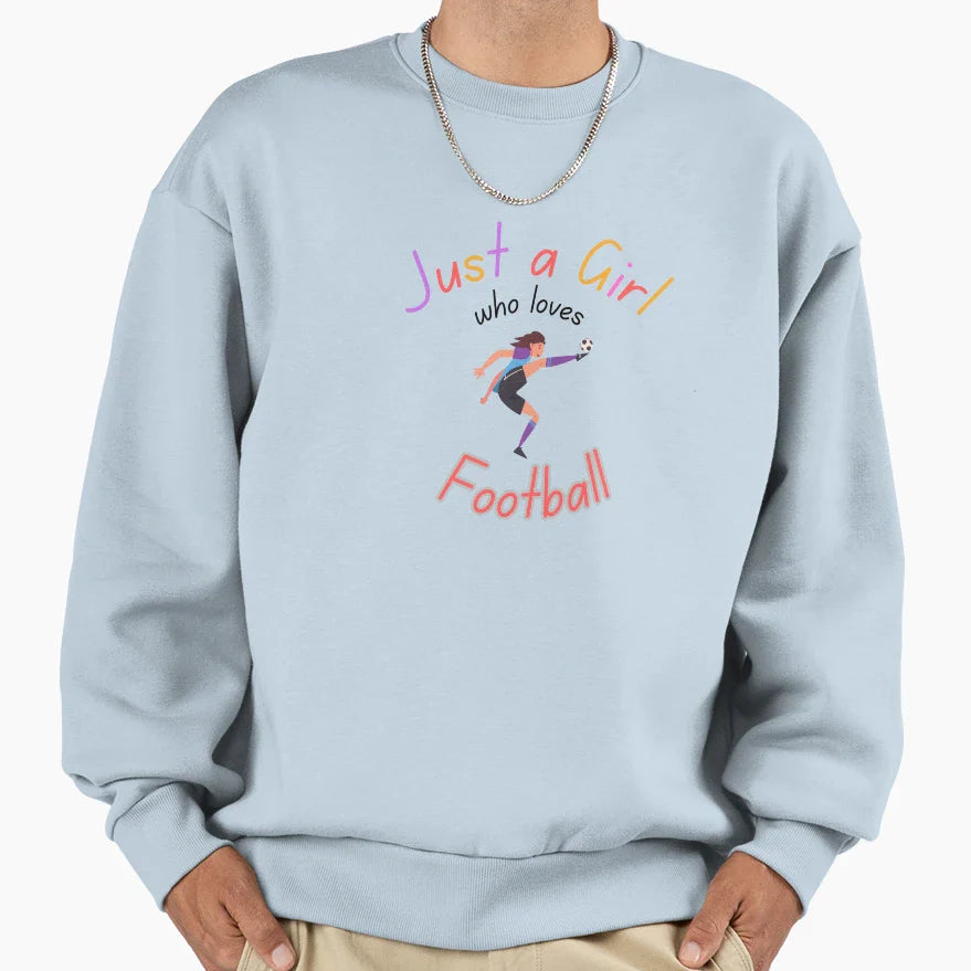 Love Football Soccer Gift Daughter Mom T-Shirt - Novelty Apparel Men Women