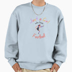 Love Football Soccer Gift Daughter Mom T-Shirt - Novelty Apparel Men Women