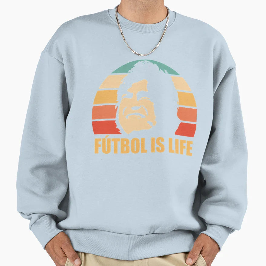 Futbol Is Life Sweatshirt - Unique Graphic Men Women
