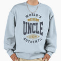 Worlds Best Uncle Sweatshirt - Trendy Graphic Unisex