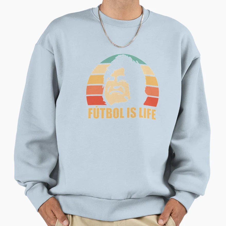 Futbol Is Life Sweatshirt - Custom Art Print Unisex