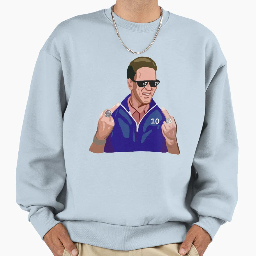 Eli Manning Givin Birds Sweatshirt - Casual Everyday Wear Men Women