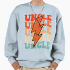 Basketball Uncle Groovy Lightning Sweatshirt - Minimalist Print Men Women