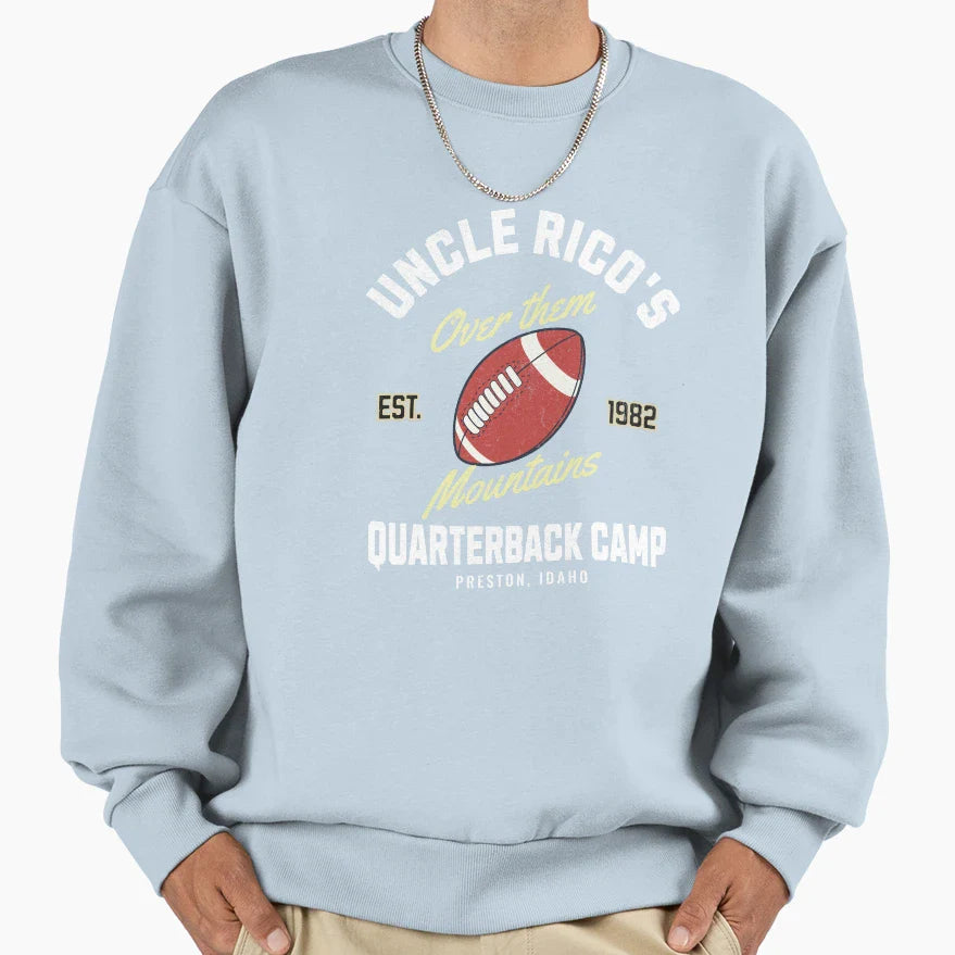 Uncles Ricos Over Them Mountains Sweatshirt - Graphic Print Unisex