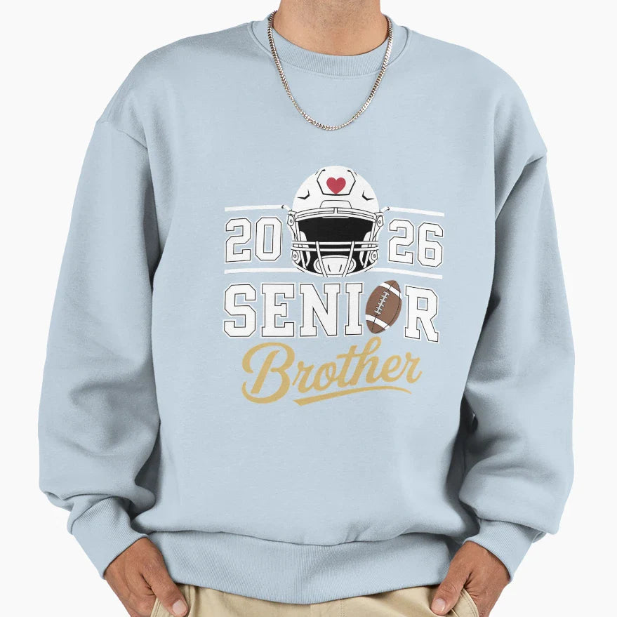 Senior Brother Graduation Sweatshirt - Aesthetic Graphic Men Women