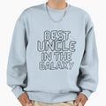 Best Uncle Galaxy Sweatshirt - Unique Graphic for Adults