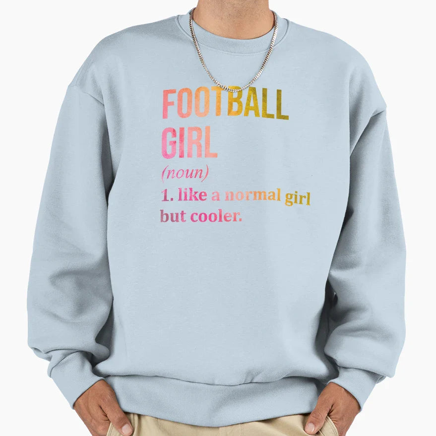 Football Definition Watercolor Sweatshirt - Novelty Apparel Unisex