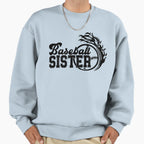 Baseball Sister Sweatshirt - Casual Everyday Wear for Adults