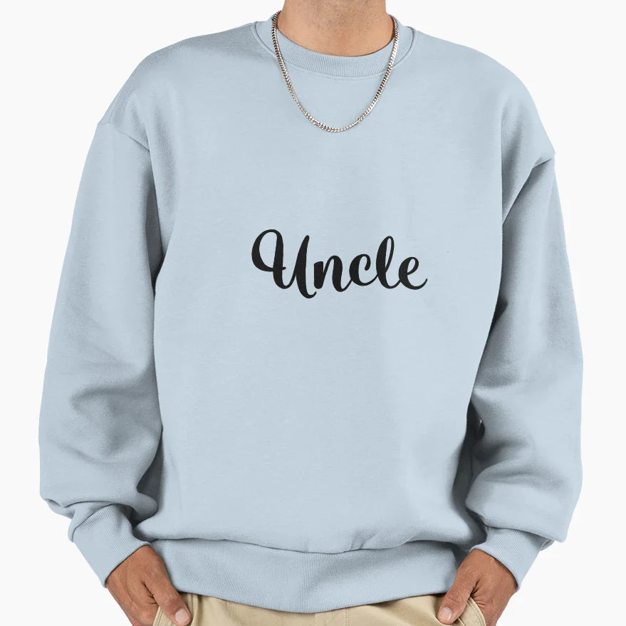 Uncle Black Sweatshirt - Aesthetic Graphic Unisex