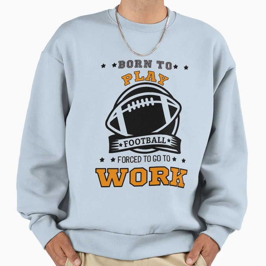 American Football Funny Sweatshirt - Streetwear Style for Adults