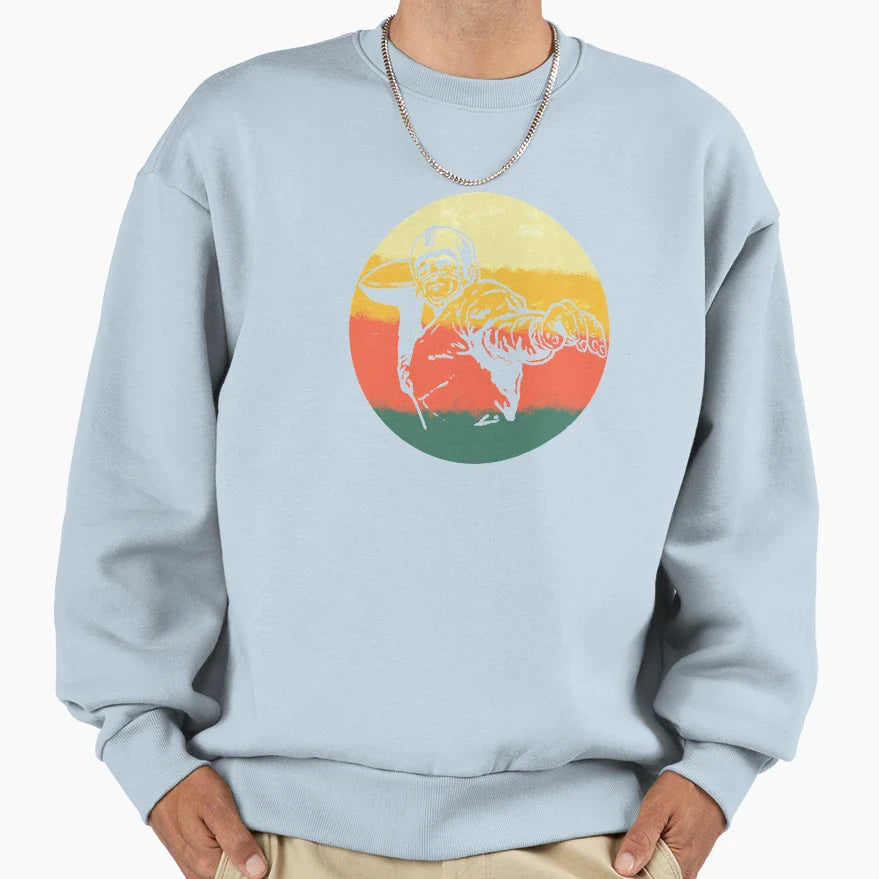 American Football Quarterback Sweatshirt - Casual Everyday Wear Unisex