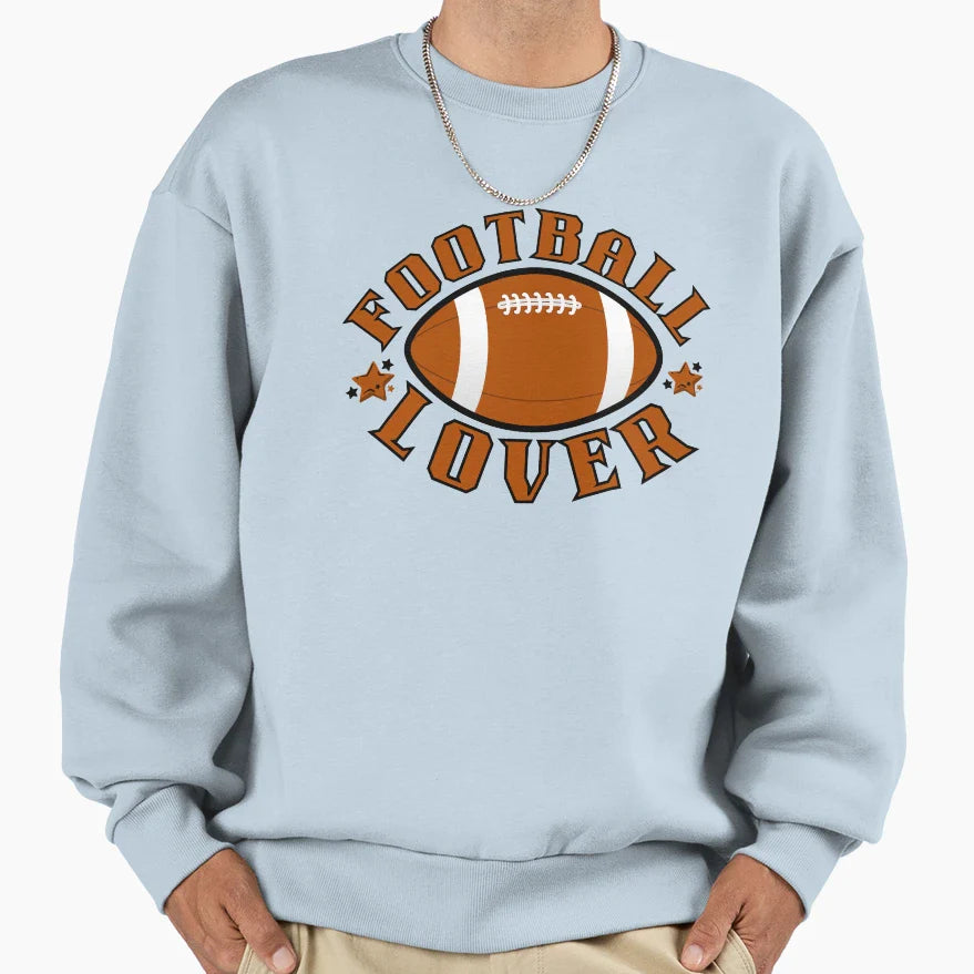 Football Lover Passion Football Sweatshirt - Graphic Print Men Women