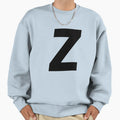 Z Word Letter Zz Zeta Zzz Zet Letra Z Sweatshirt - Trendy Graphic Unisex