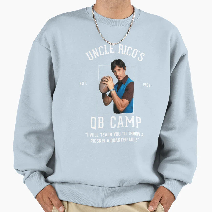Uncle Ricos Qb Camp 1982 Sweatshirt - Custom Art Print Men Women