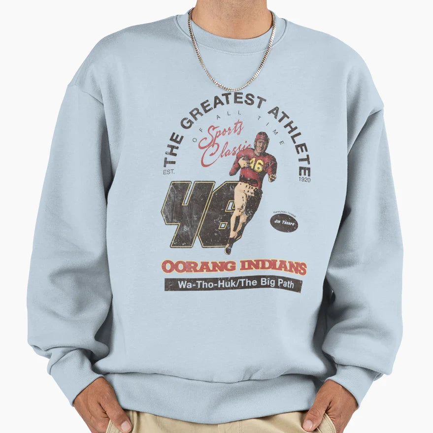 Greatest Athlete All Time Sweatshirt - Trendy Graphic for Adults