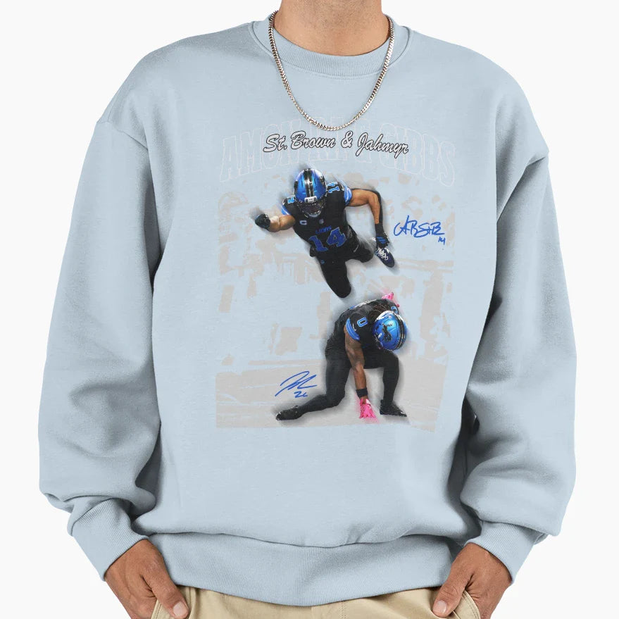 Amon Ra St Brown JG Sweatshirt - Casual Everyday Wear Men Women
