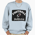 Football Girlfriend Heart Sweatshirt - Streetwear Style Unisex