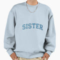 American Flag Sister Matching Sweatshirt - Casual Everyday Wear for Adults