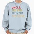 Mens Uncle Myth Legend Funny Gift Sweatshirt - Aesthetic Graphic Unisex