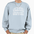 Cheer Sister Proud Cheerleader Sweatshirt - Fun Novelty Design for Adults