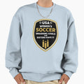 American Womens Soccer Sport Sweatshirt - Unique Graphic Men Women