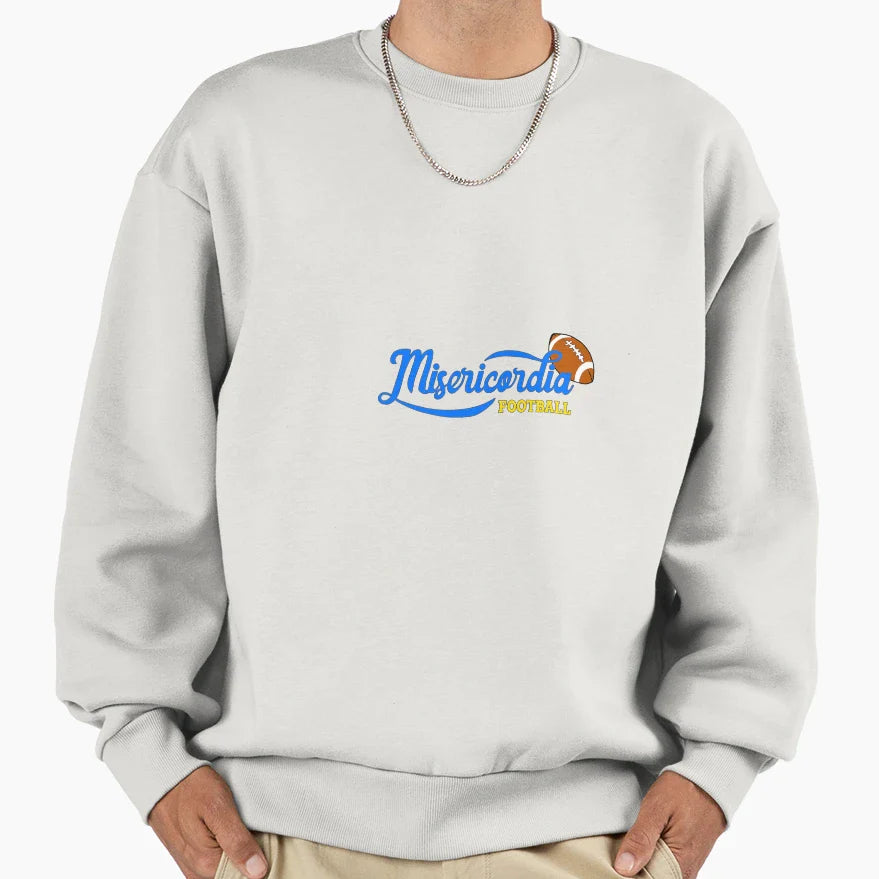 Misericordia Football Sweatshirt - Graphic Print Unisex