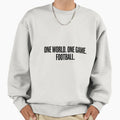 One World One Game Football Global T-Shirt - Aesthetic Graphic Men Women