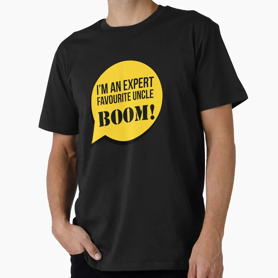 Im Expert Favourite Uncle Boom T-Shirt - Trendy Graphic Men Women