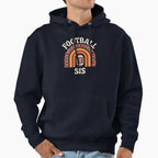 Leopard Sister Football Family Support Hoodie - Fun Novelty Design Unisex