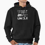 New Uncle Announcement Gift Promotion To Hoodie - Graphic Print for Adults