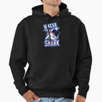 Uncle Shark Hoodie - Trendy Graphic Men Women