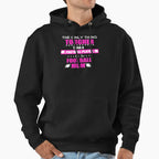 Tough Football Mom Mothers Gift Hoodie - Aesthetic Graphic for Adults