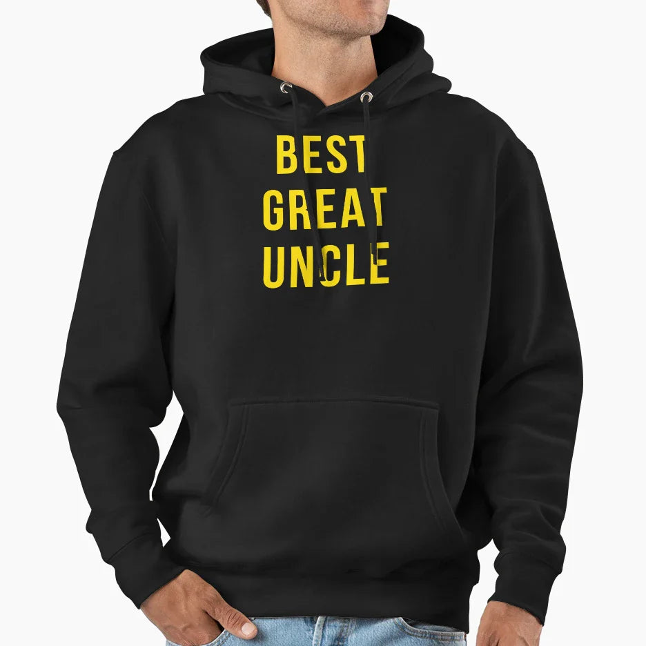 Best Great Uncle Hoodie - Minimalist Print Unisex