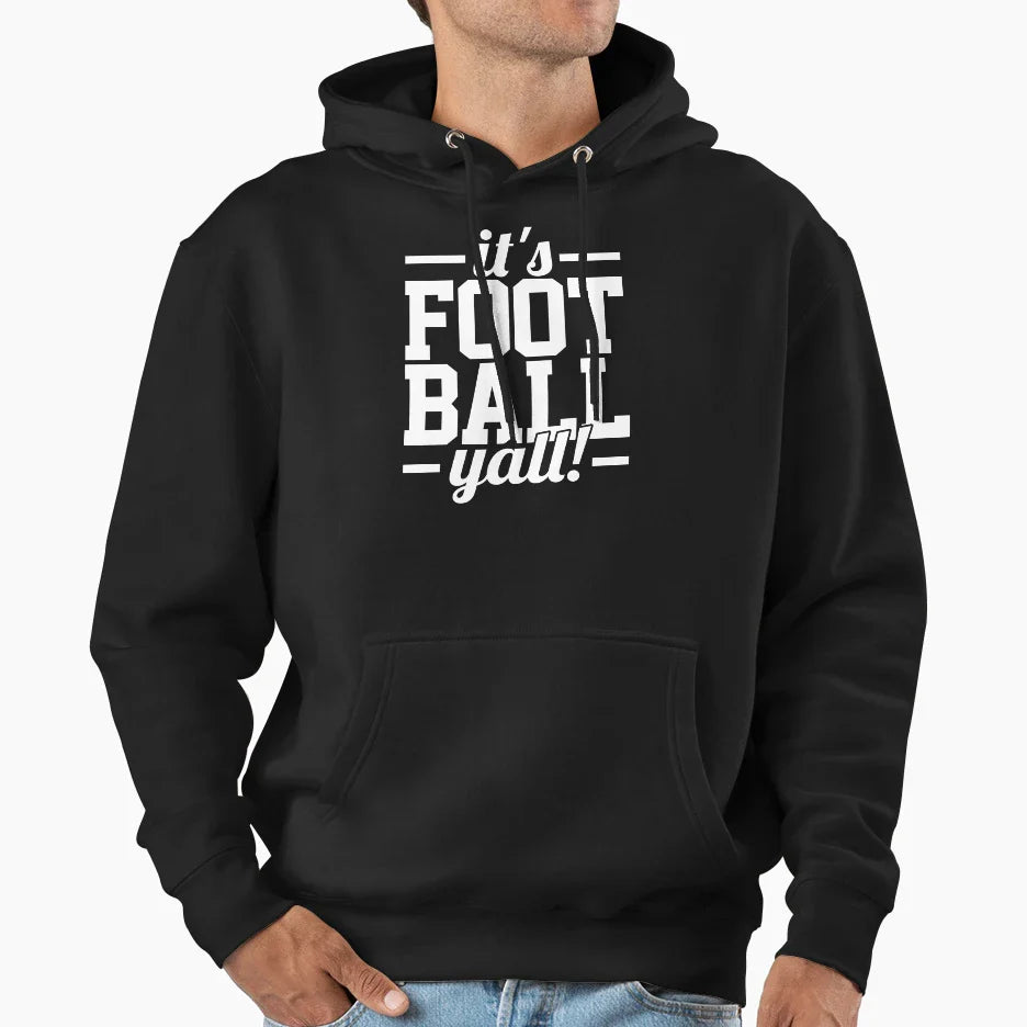 Football Player Sports Hoodie - Minimalist Print Men Women
