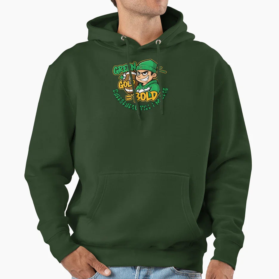 Green Bay Football Hoodie - Trendy Graphic Unisex