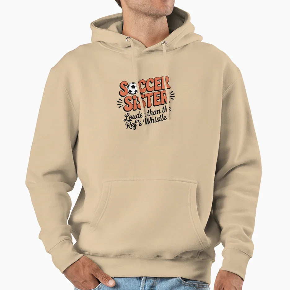 Soccer Sister T-Shirt - Aesthetic Graphic for Adults