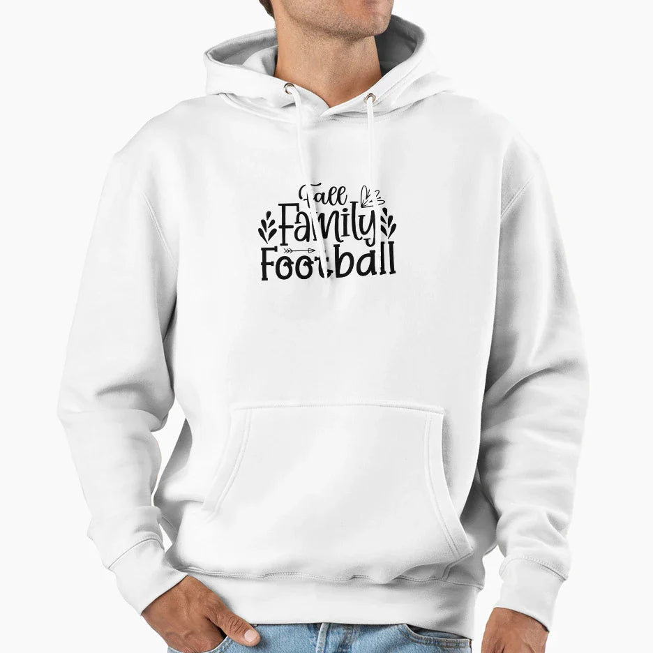 Fall Family Football Hoodie - Streetwear Style Unisex
