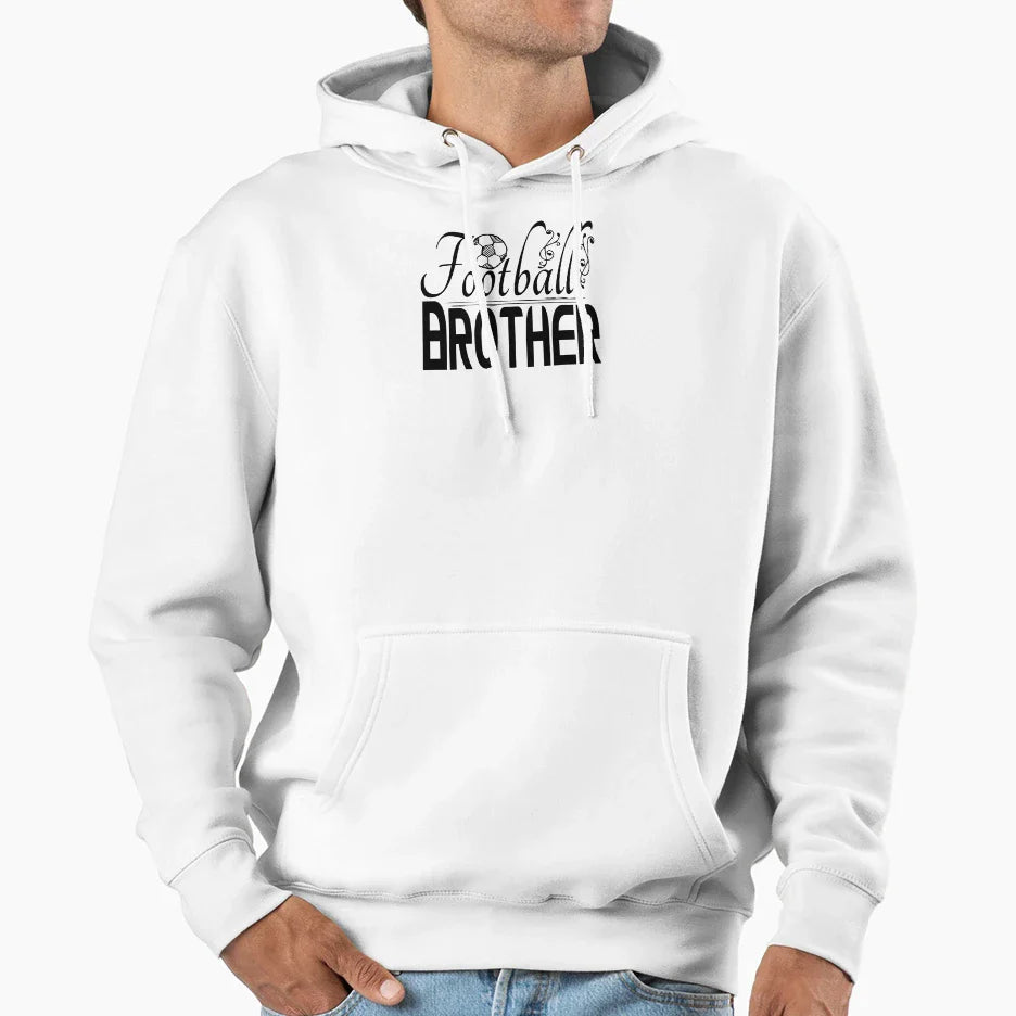 Football Brother Hoodie - Graphic Print Unisex