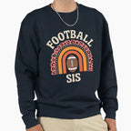 Leopard Sister Football Family Sweatshirt - Casual Everyday Wear Men Women